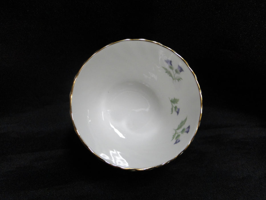 Aynsley 15287, Purple Thistle: Mini Open Sugar Bowl, 2 7/8" x 2 1/4" Tall