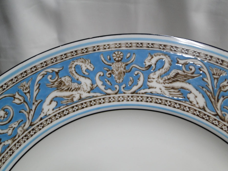 Wedgwood Florentine Turquoise, Fruit, Dragons: Dinner Plate, 10 3/4", Trim Wear