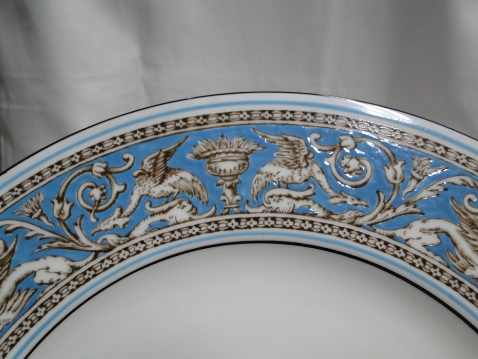 Wedgwood Florentine Turquoise, Fruit, Dragons: Dinner Plate, 10 3/4", Trim Wear