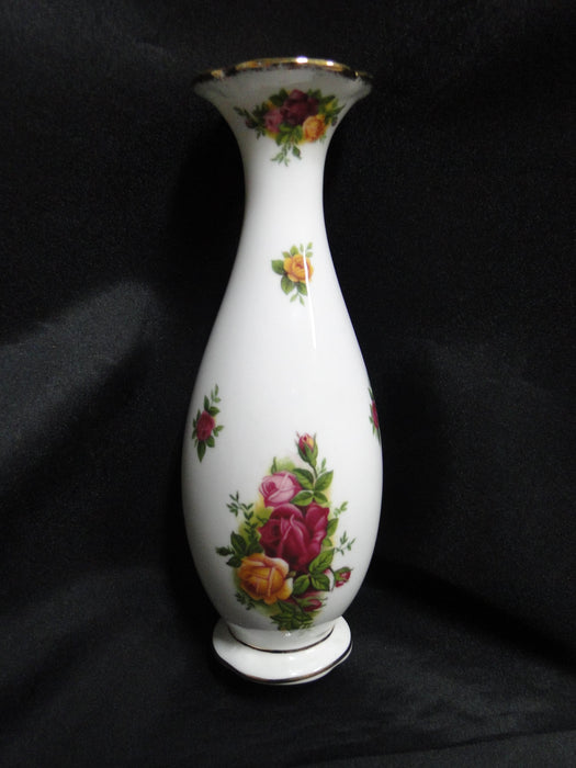 Royal Albert Old Country Roses, England: Bud Vase, 7 3/8" Tall