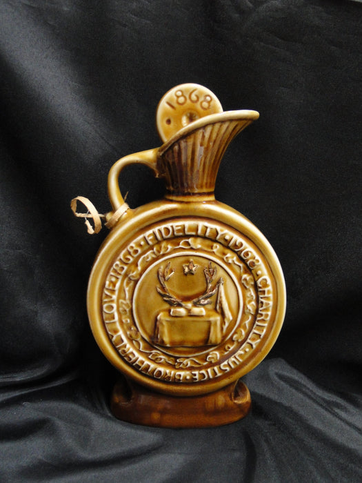 Beam's Benevolent Protective Order of Elks 1868 - 1968 Whiskey Decanter, 11"