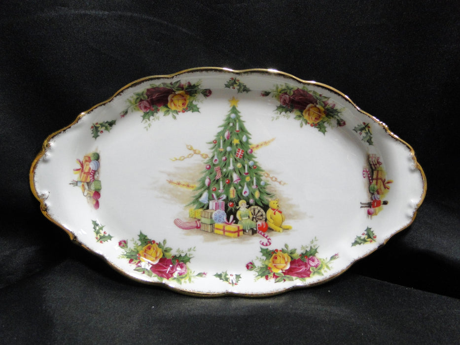 Royal Albert Christmas Magic, Old Country Roses: Oval Regal Tray, 10" x 5 3/4"
