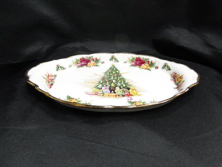 Royal Albert Christmas Magic, Old Country Roses: Oval Regal Tray, 10" x 5 3/4"
