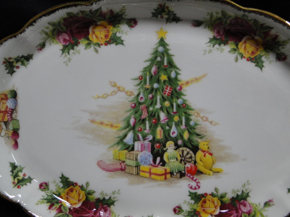 Royal Albert Christmas Magic, Old Country Roses: Oval Regal Tray, 10" x 5 3/4"