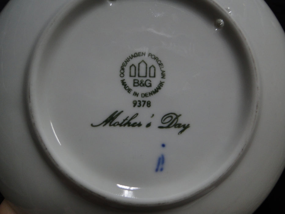 Bing & Grondahl Mother's Day Blue Mors Dag Plate 1978 Grebe, 5 7/8"