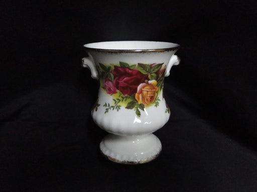 Royal Albert Old Country Roses, England: Urn Shape Vase, 3 1/2" Tall