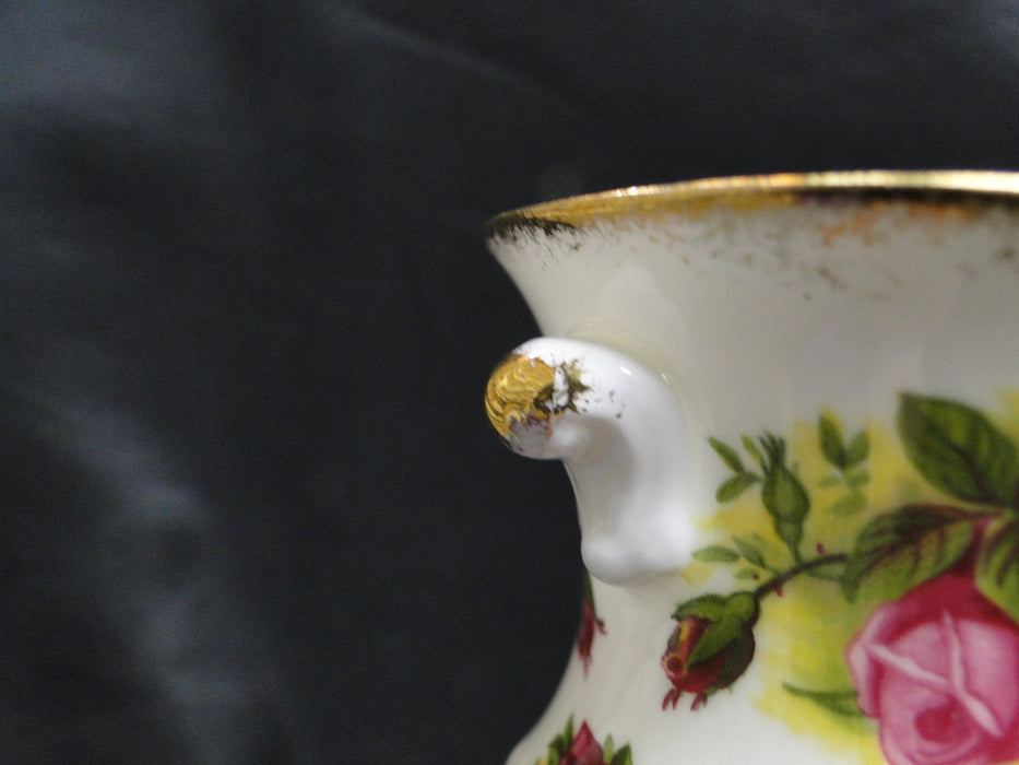 Royal Albert Old Country Roses, England: Urn Shape Vase, 3 1/2" Tall
