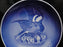 Bing & Grondahl Mother's Day Blue Mors Dag Plate 1970 Bird & Chicks, 5 7/8"