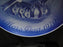 Bing & Grondahl Mother's Day Blue Mors Dag Plate 1970 Bird & Chicks, 5 7/8"