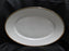 Tielsch, C. Altwasser, White w/ Gold Trim: Oval Platter, 17 1/8" x 11 3/4"