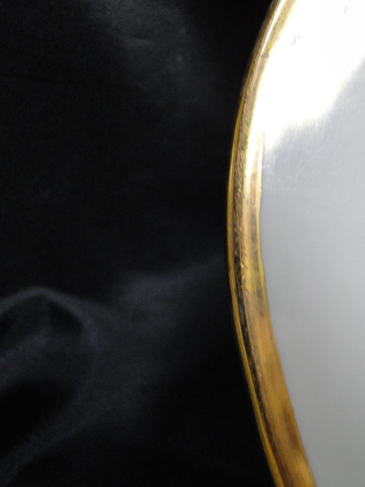 Tielsch, C. Altwasser, White w/ Gold Trim: Oval Platter, 17 1/8" x 11 3/4"