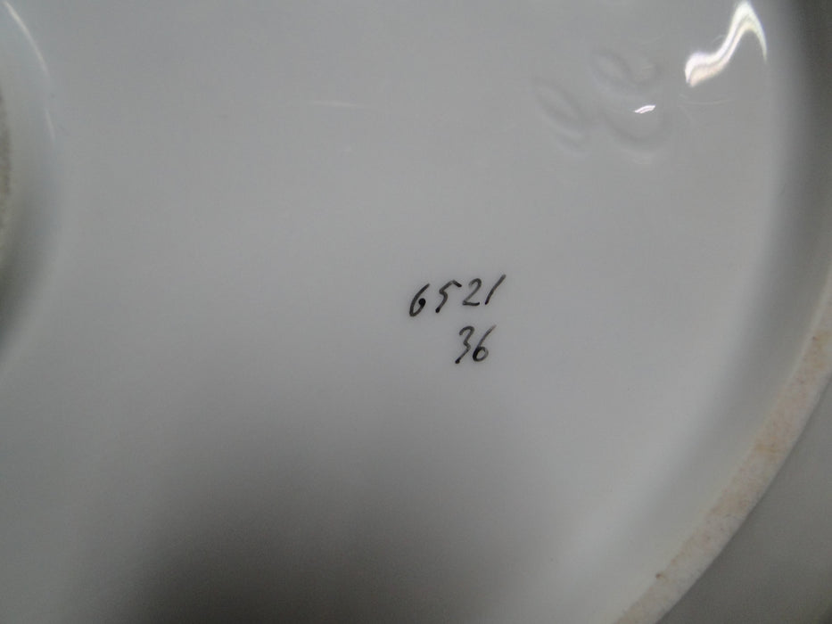 Tielsch, C. Altwasser, White w/ Gold Trim: Oval Platter, 17 1/8" x 11 3/4"