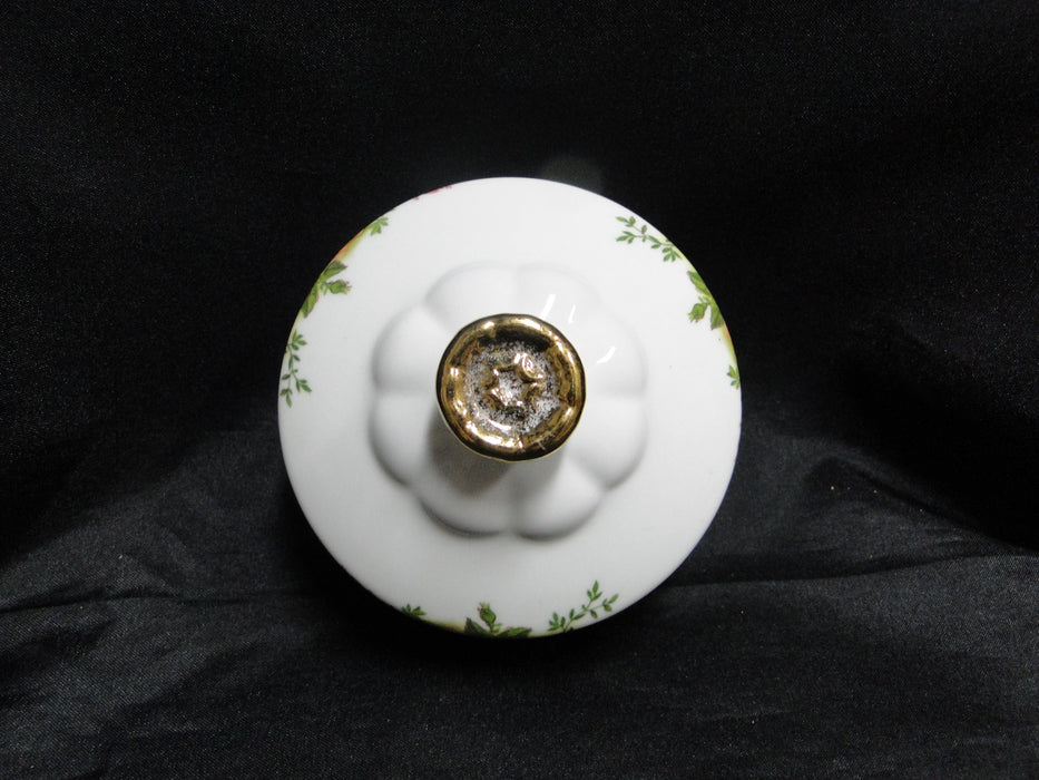 Royal Albert Old Country Roses, England: Round Covered Butter Dish & Lid