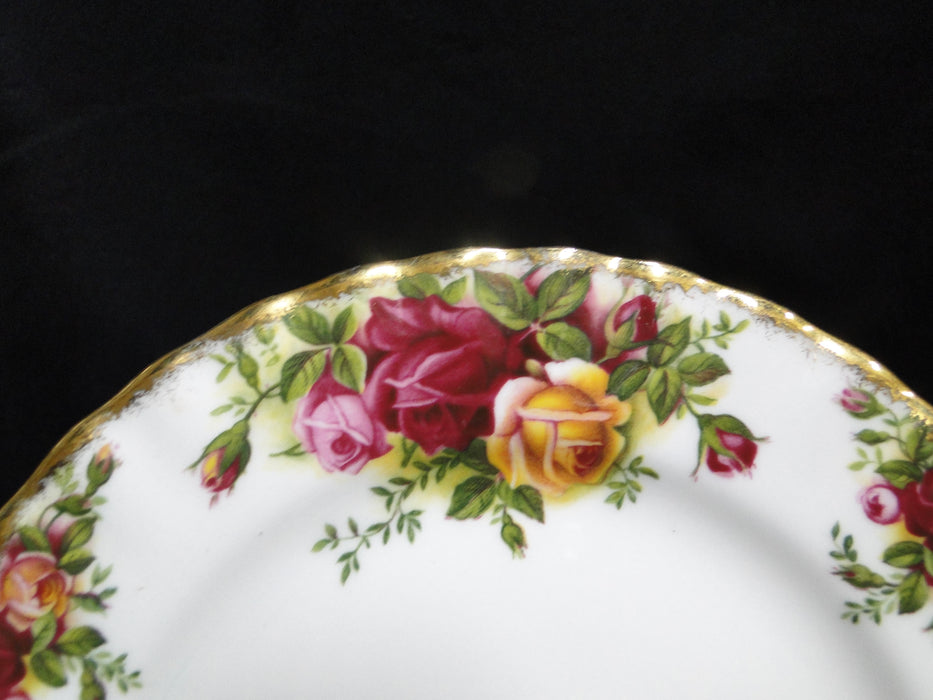 Royal Albert Old Country Roses, England: Round Covered Butter Dish & Lid