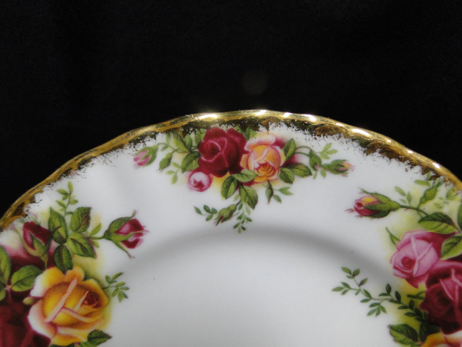 Royal Albert Old Country Roses, England: Round Covered Butter Dish & Lid
