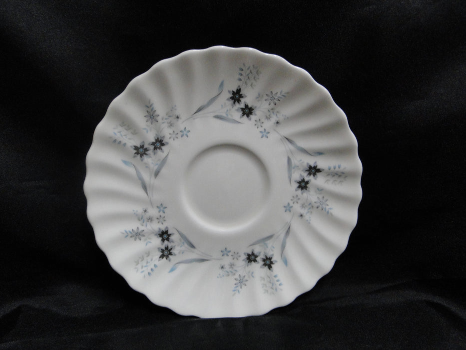 Royal Doulton Millefleur, Gray & Blue Flowers: 6" Saucer Only, No Cup