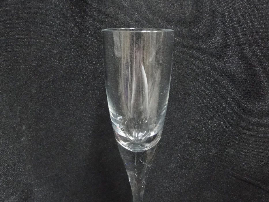 Clear w/ Long Thin Stem, Short Bowl: Champagne Flute, 9 3/4", As Is -- CR#061