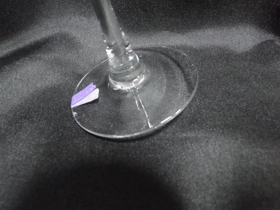 Clear w/ Long Thin Stem, Short Bowl: Champagne Flute, 9 3/4", As Is -- CR#061