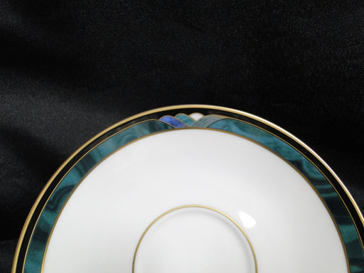 Lenox Kelly, Green, Black, Purple Band: 6" Saucer Only, No Cup