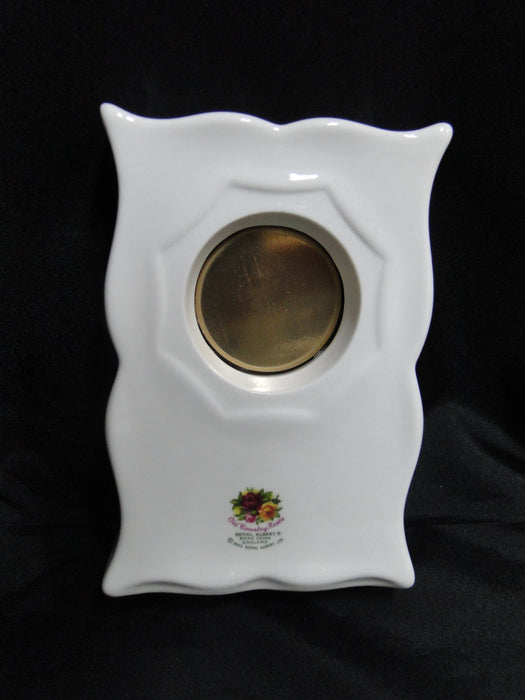 Royal Albert Old Country Roses, England: Mantel Clock, 6" x 4 1/4" x 1 5/8"