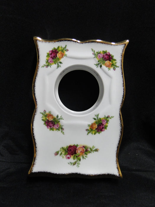 Royal Albert Old Country Roses, England: Mantel Clock, 6" x 4 1/4" x 1 5/8"