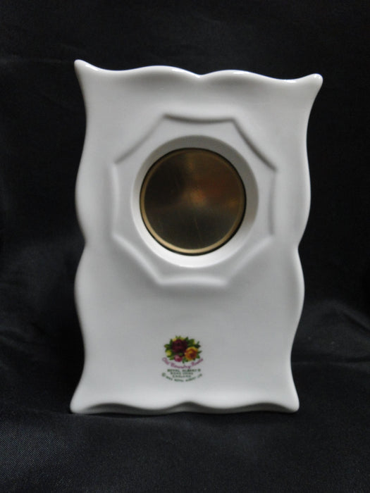 Royal Albert Old Country Roses, England: Mantel Clock, 6" x 4 1/4" x 1 5/8"