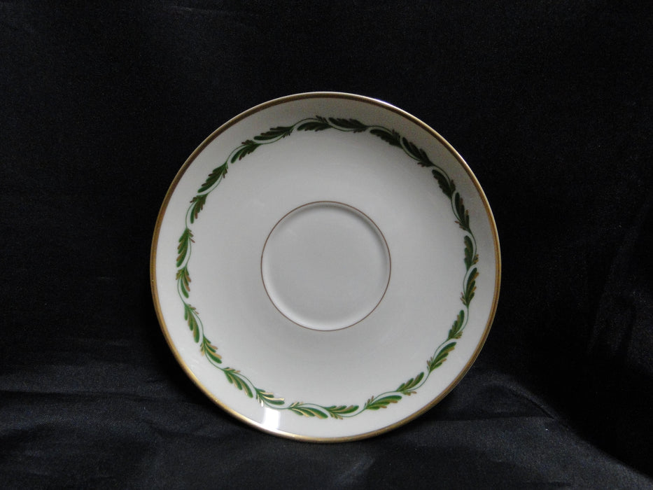 Franciscan Arcadia Green, Green/Gold Leaves: 6" Saucer Only, No Cup