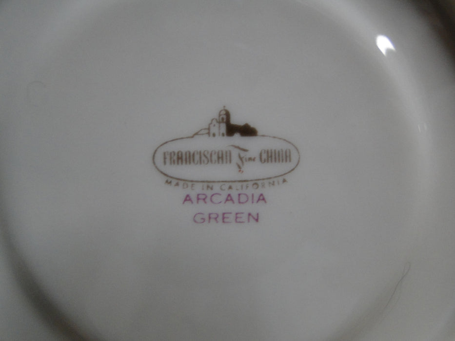 Franciscan Arcadia Green, Green/Gold Leaves: 6" Saucer Only, No Cup