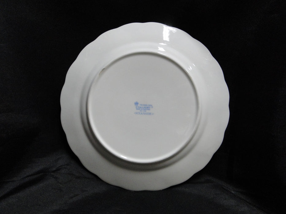 Coalport Oceanside, All White, Embossed Seashells: Salad Plate (s), 8 1/8"