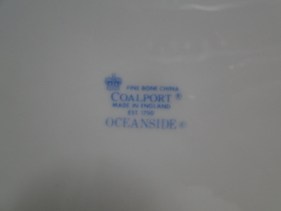 Coalport Oceanside, All White, Embossed Seashells: Salad Plate (s), 8 1/8"
