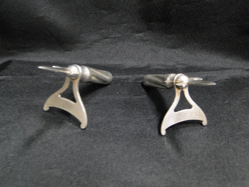 F.P. Pfleghar & Son: Pair of Silverplate Corn on the Cob Skewers / Holders