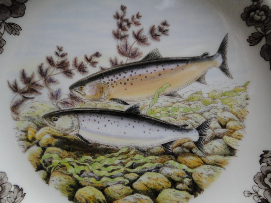 Spode Woodland North American Fish Pacific Salmon: NEW Dinner Plate 10 1/2", Box