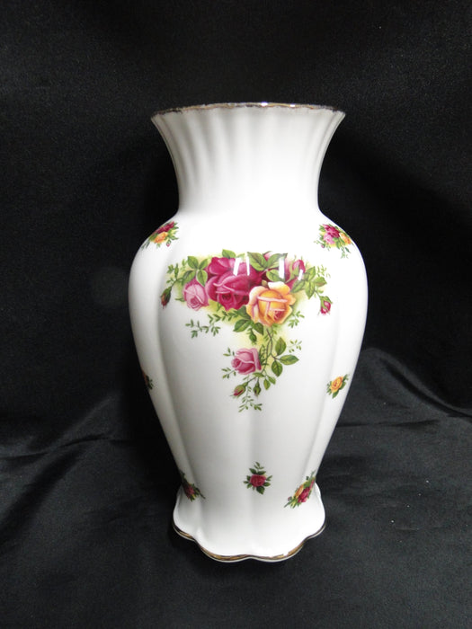 Royal Albert Old Country Roses, England: Montrose Vase, 9" Tall