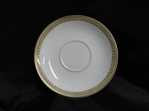 Haviland (Limoges) Schleiger 629 Green/Gold/Red: 5 1/2" Saucer (s) Only