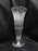 Clear, Tall, Glass, Spinning Stars: Vase, 11" Tall x 4 7/8" Top Diam --  MG#222