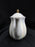Grace's Teaware Iridescent White w/ Gold Trim, Fluted: Teapot & Lid, 8"
