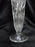 Clear, Tall, Glass, Spinning Stars: Vase, 11" Tall x 4 7/8" Top Diam --  MG#222