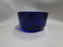 Potter Electroplate, Blue: Electroplate Sugar Bowl w/ Cobalt Glass, 3 3/4"