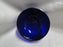 Potter Electroplate, Blue: Electroplate Sugar Bowl w/ Cobalt Glass, 3 3/4"