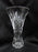 Waterford Crystal Kilrane, Fan & Vertical Cuts: Flower Vase, 8" Tall