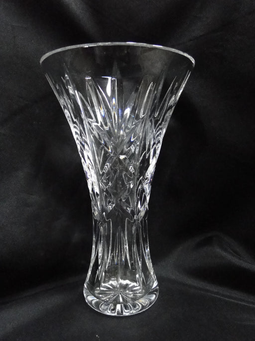 Waterford Crystal Kilrane, Fan & Vertical Cuts: Flower Vase, 8" Tall