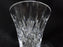 Waterford Crystal Kilrane, Fan & Vertical Cuts: Flower Vase, 8" Tall