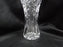Waterford Crystal Kilrane, Fan & Vertical Cuts: Flower Vase, 8" Tall