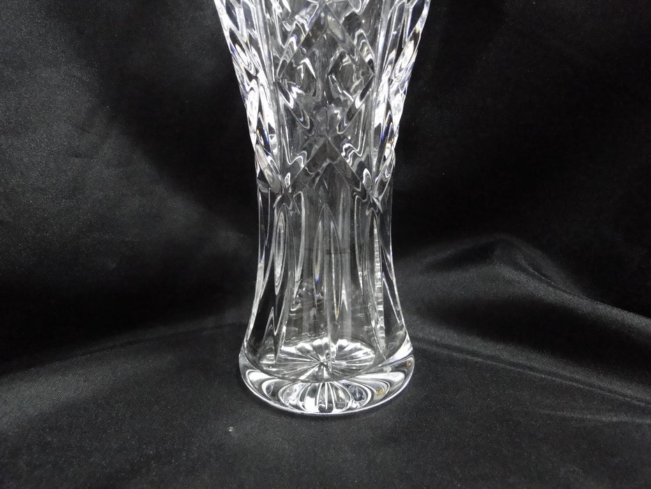 Waterford Crystal Kilrane, Fan & Vertical Cuts: Flower Vase, 8" Tall