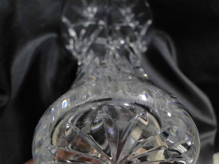 Waterford Crystal Kilrane, Fan & Vertical Cuts: Flower Vase, 8" Tall