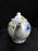 222 Fifth Lyanna Blue, Blue Flowers: Teapot & Lid, 7" Tall