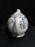 222 Fifth Lyanna Blue, Blue Flowers: Teapot & Lid, 7" Tall