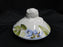 222 Fifth Lyanna Blue, Blue Flowers: Teapot & Lid, 7" Tall