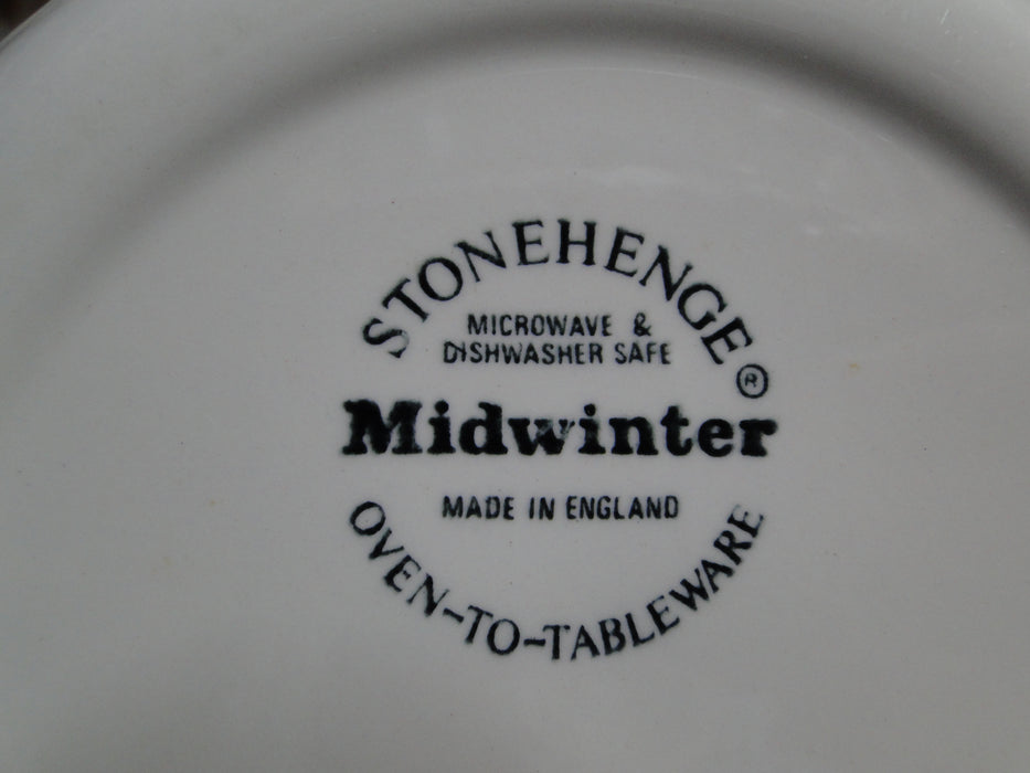 Midwinter Crocus, Stonehenge, Orange Band: 6 1/8" Saucer Only, No Cup