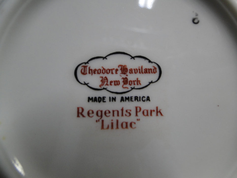 Haviland (New York) Regents Park Lilac, Purple Flower: Fruit Bowl, 5", As Is
